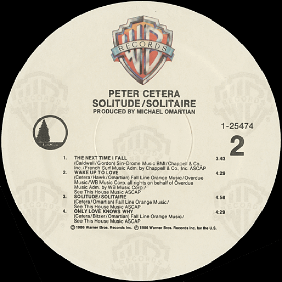 Peter Cetera - Solitude Solitarie