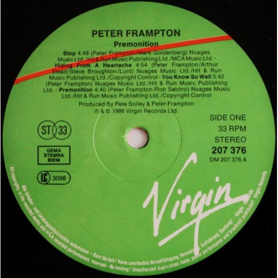 Peter Frampton - Premonition