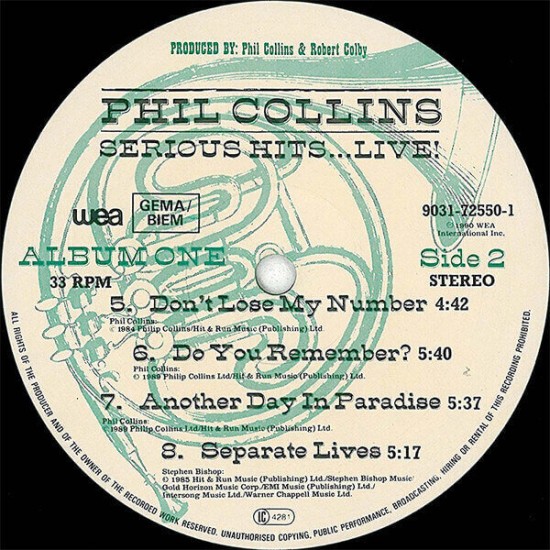 Phil Collins - Serious Hits Live!