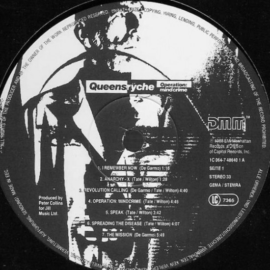 Queensryche - Operation Mindcrime