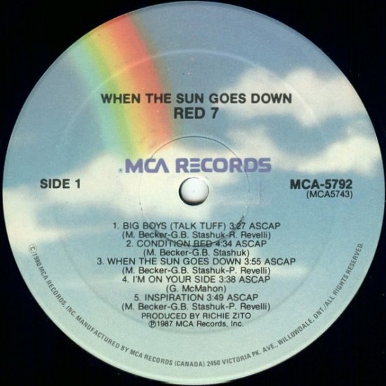 Red 7 - When The Sun Goes Down