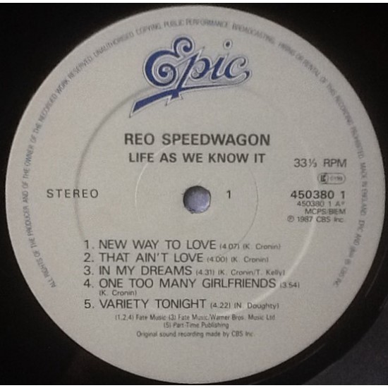 Reo Speedwagon - Life As We Know It