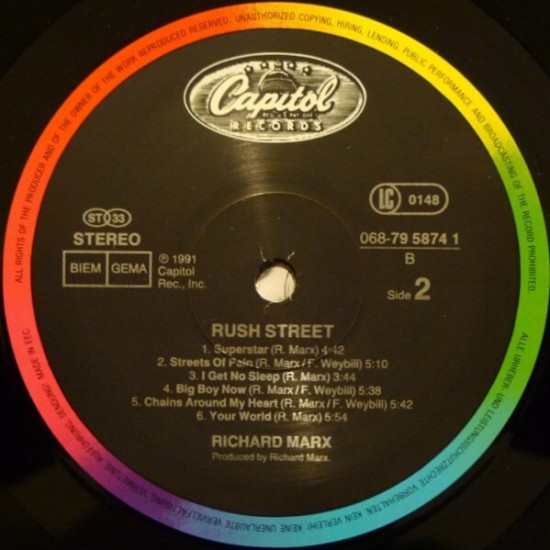 Richard Marx - Rush Street