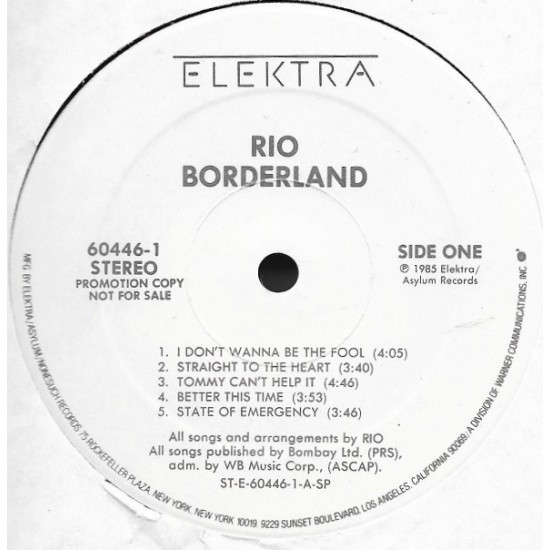 Rio - Borderland