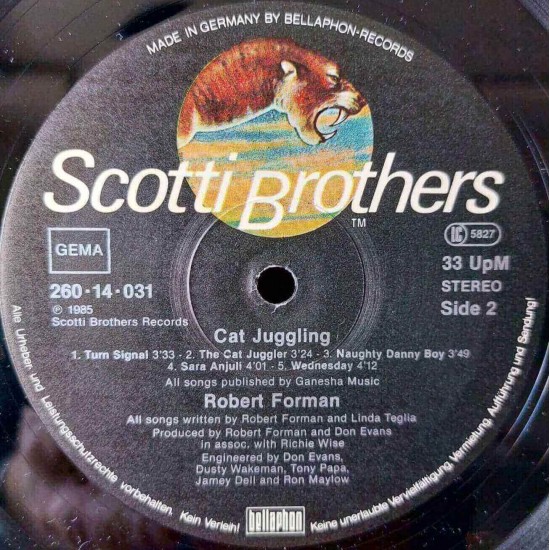 Robert Forman - Cat Juggling