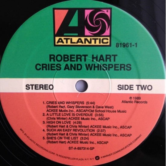 Robert Hart - Cries And Whispers