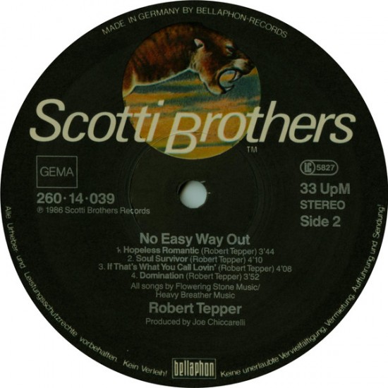 Robert Tepper - No Easy Way Out