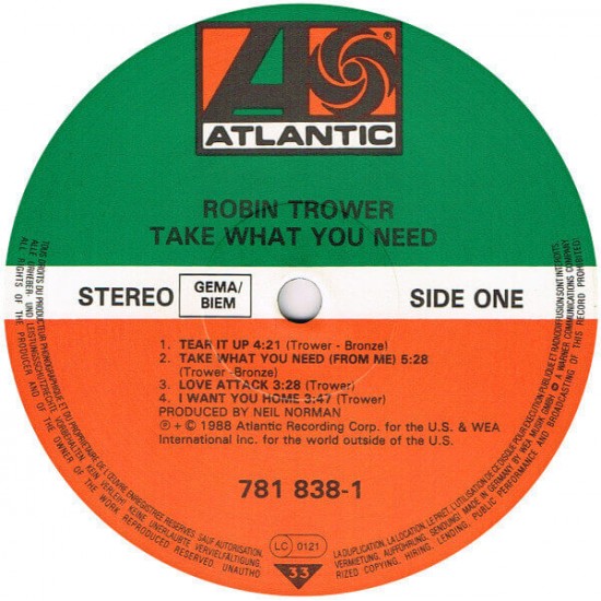 Robin Trower - Take What You Need