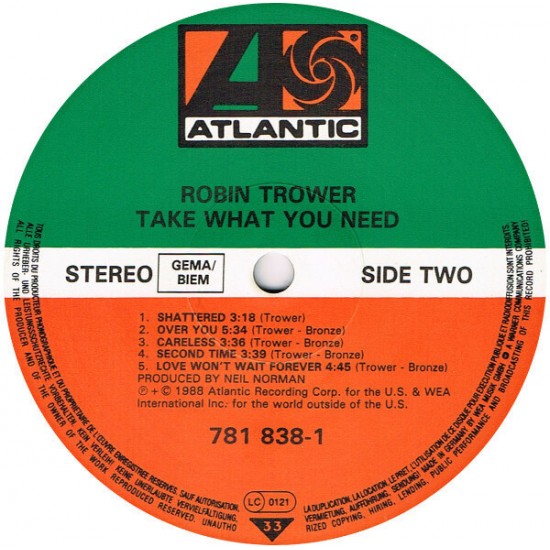 Robin Trower - Take What You Need