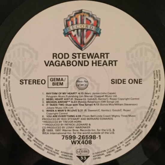 Rod Stewart - Vagabond Heart