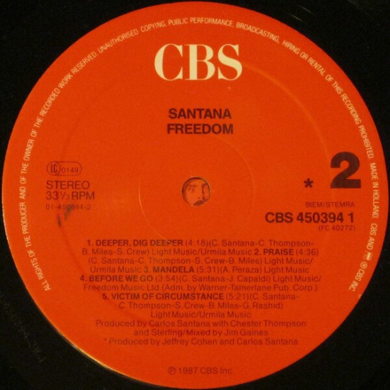 Santana - Freedom