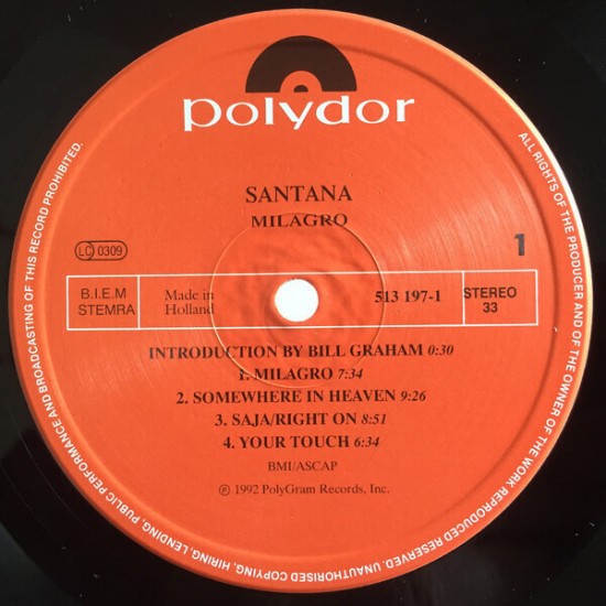 Santana - Milagro