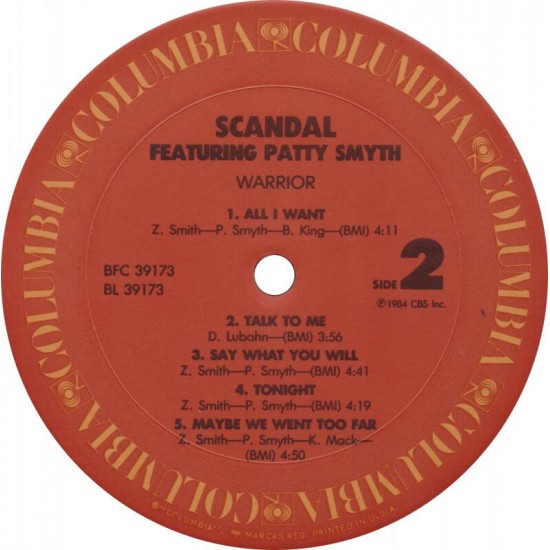 Scandal - Featuring Patty Smyth - Warrior