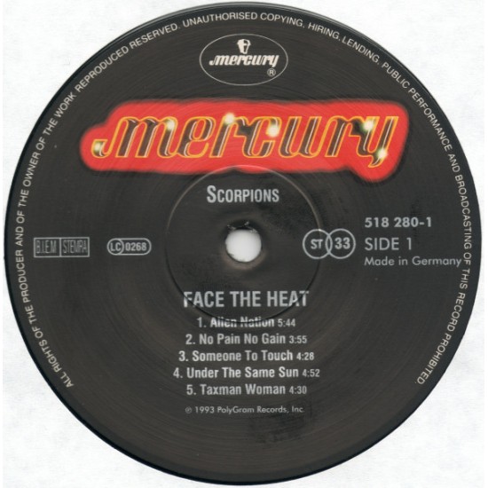 Scorpions - Face The Heat