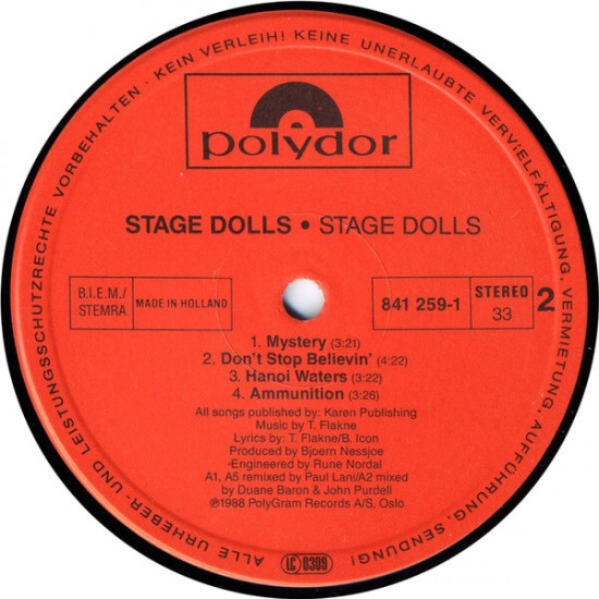 Stage Dolls - Stage Dolls