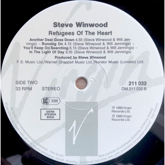 Steve Winwood - Refugees Of The Heart