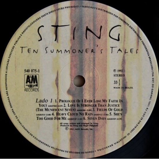 Sting - Ten Summoners Tales