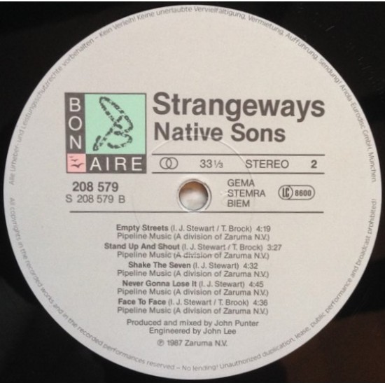 Strangeways - Native Sons