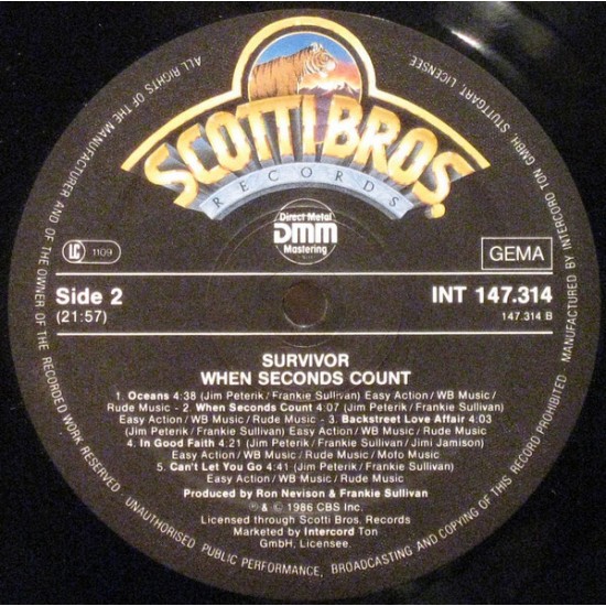 Survivor - When The Second Count