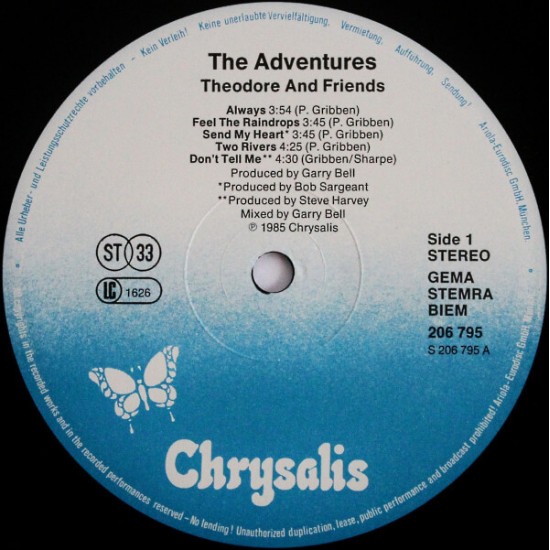The Adventures - Theodore And Friends