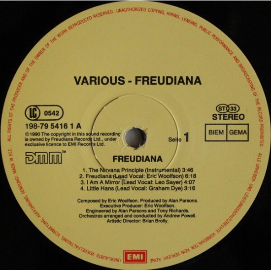 The Alan Parsons Project - Freudiana