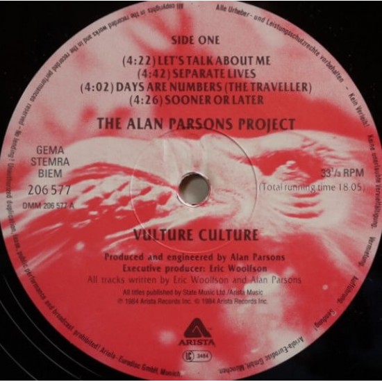 The Alan Parsons Project - Vulture Culture