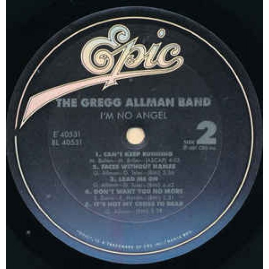 The Gregg Allman Band - Im No Angel