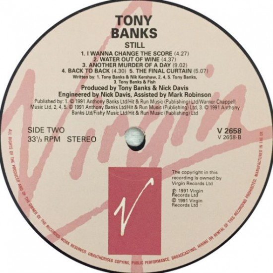 Tony Banks - Still