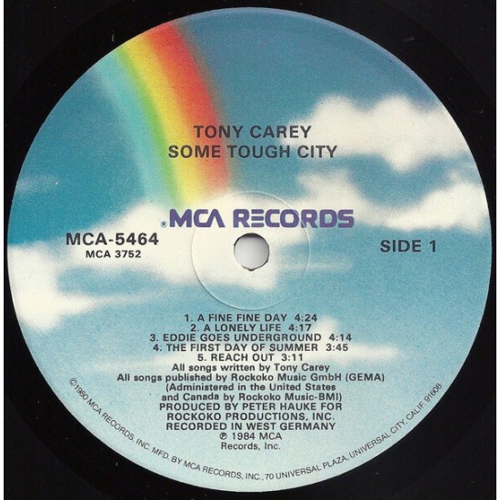 Tony Carey - Some Tough City