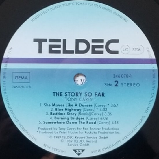 Tony Carey - The Story So Far
