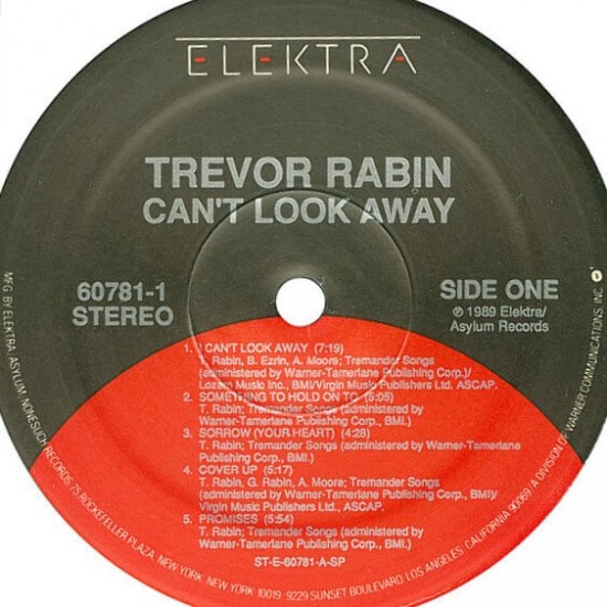 Trevor Rabin - Cant Look Away