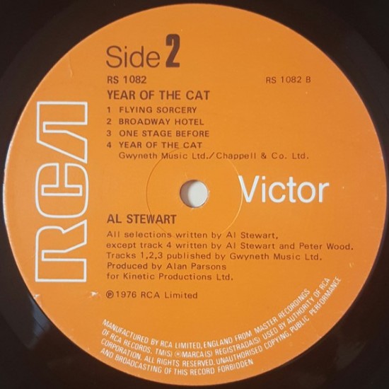 Al Stewart - Year Of The Cat