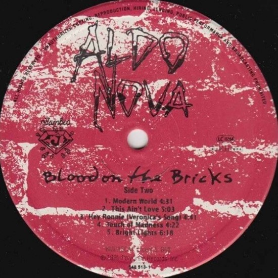 Aldo Nova - Blood On The Bricks