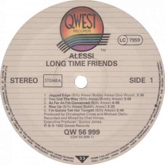 Alessi - Long Time Friends