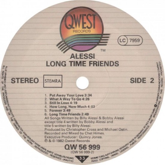 Alessi - Long Time Friends