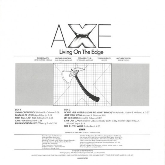 Axe - Living On The Edge