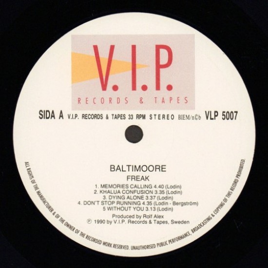 Baltimoore - Freak
