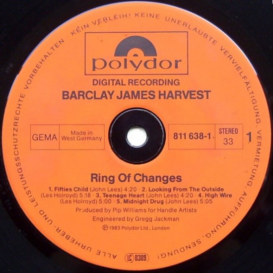 Barclay James Harvest - Ring Of Changes