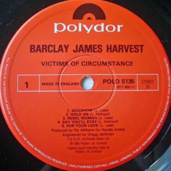 Barclay James Harvest - Victims Of Circumstance