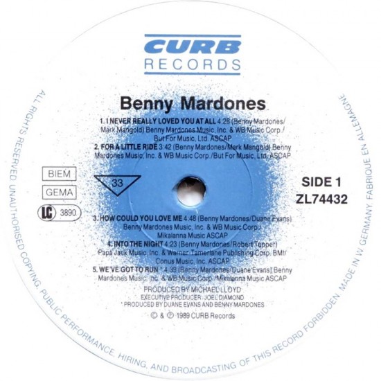 Benny Mardones - Benny Mardones