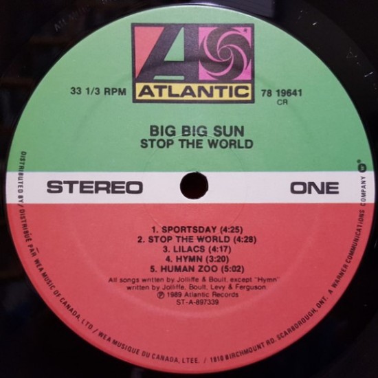 Big Big Sun - Stop The World