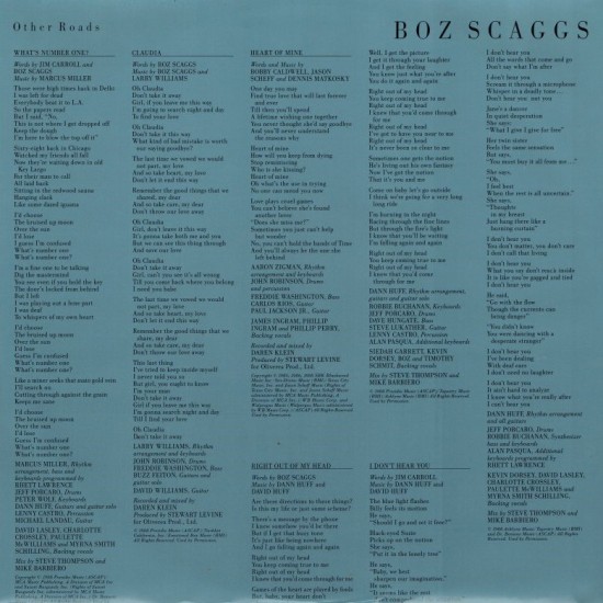 Boz Scaggs - Other Roads