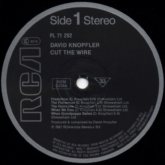 David Knopfler - Cut The Wire