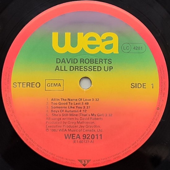 David Roberts - All Dressed Up