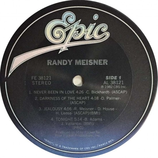 Randy Meisner - Randy Meisner 1982