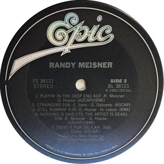 Randy Meisner - Randy Meisner 1982