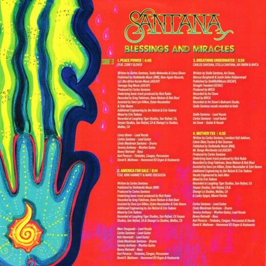 Santana - Blessing And Miracles