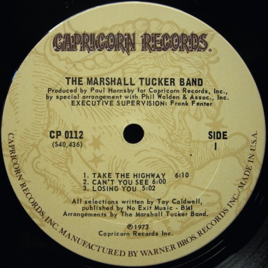 The Marshall Tucker Band - The Marshall Tucker Band