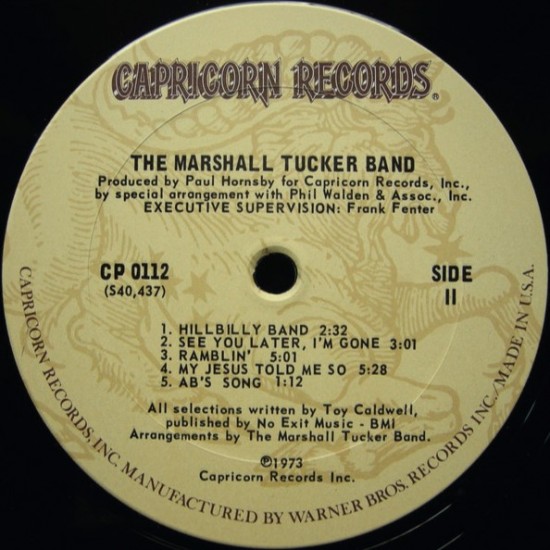 The Marshall Tucker Band - The Marshall Tucker Band