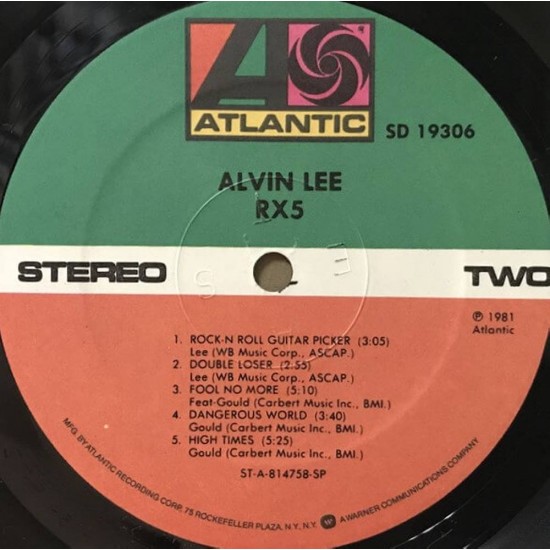 Alvin Lee - RX 5